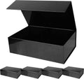aimyoo 5 pack black magnetic gift boxes with, main product view