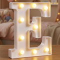 DyingSwan Small Led Marquee Letters, Light Up Letters, 8.58 Inch Led Letter Lights, Battery Powered Lighted Sign for Table, Party, Birthday, Christmas Decor (Letter E)