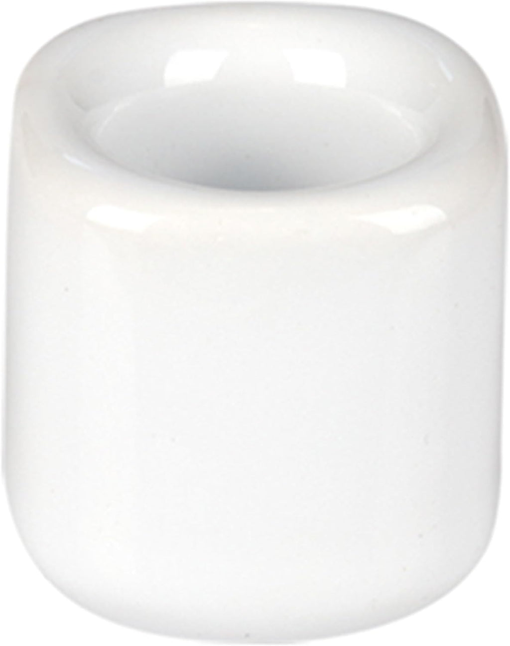 Mega Candles 10 pcs Black White 1/2 Inch Diameter Ceramic Chime Ritual Spell Candle Holders, Great for Casting Chimes, Meditation, Rituals, Spells, Vigil, Witchcraft, Wiccan Supplies
