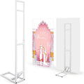 teenyyou white wedding backdrop stand with foldable base,1, main product view