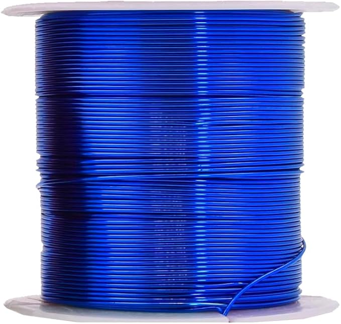 Mandala Crafts 22 Gauge Anodized Aluminum Craft Wire for Jewelry Making - 400 FT Colored Flexible Rainbow Wire - Bendable for Bonsai Armature Crafting Sculpting