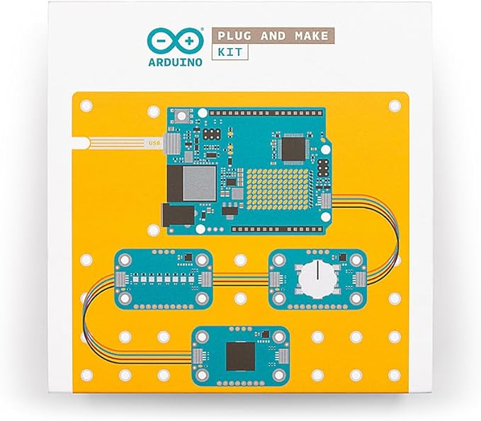 Official Arduino Plug and Make Kit [AKX00069] – Ultimate Starter Kit for Beginners | Build Connected Projects Easily | Fun & Educational Technology Kit for Learning Electronics & Coding