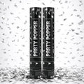 Confetti Poppers Silver Confetti Cannon 2 Pack Silver Foil Confetti 12 Inch Party Poppers for Wedding Birthday Graduation New Year’s Eve Party Decorations & Photo Props