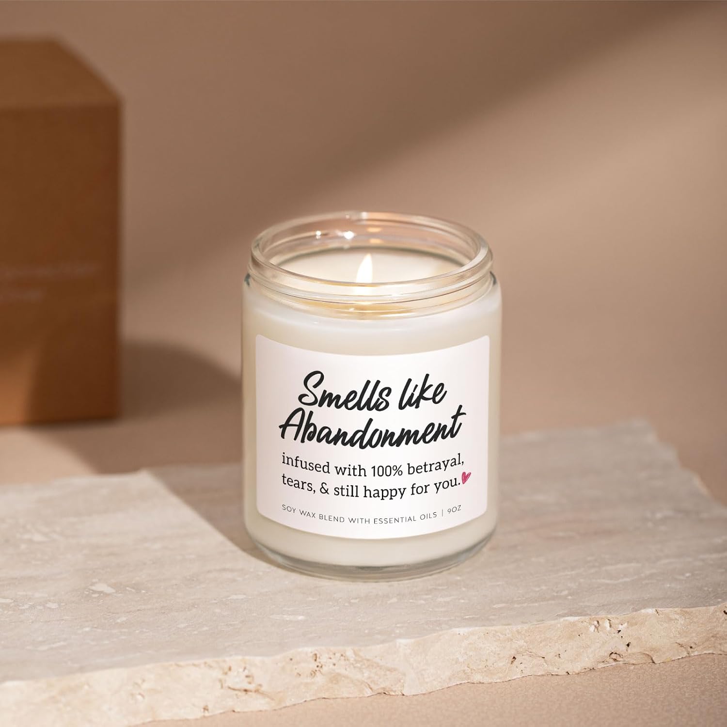 LUMELOOM Retirement Gifts, Farewell Gifts for Coworkers - 9oz Lavender Scented Soy Wax Candle - Coworker Leaving, Goodbye, Going Away, Moving Away, Retired Decoration for Women, Friend, Men