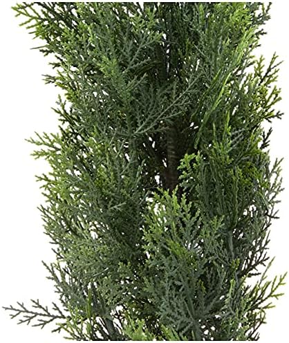 nearly natural 2ft. mini cedar pine tree (indoor/outdoor), front angle view