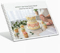 Upgraded Cake Practice Decorating Board Thickened Waterproof, 23 Sheets Icing Piping Nozzles Practice Drawings Cake Decorating Kit Baking Supplies for Beginner Home Baker