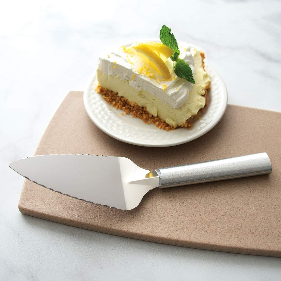 Rada Cutlery Serrated Pie Server (R120), Silver, Pack of 2
