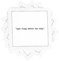 Five Star Napkins Bachelorette Quotes, White Cotton Cocktail Napkins, Beverage Napkins, Bar Napkins, Cloth Napkins, Party Napkins, Events, Holidays, Weddings, Birthdays, Disposable, 4.5" x 4.5"- (50x)