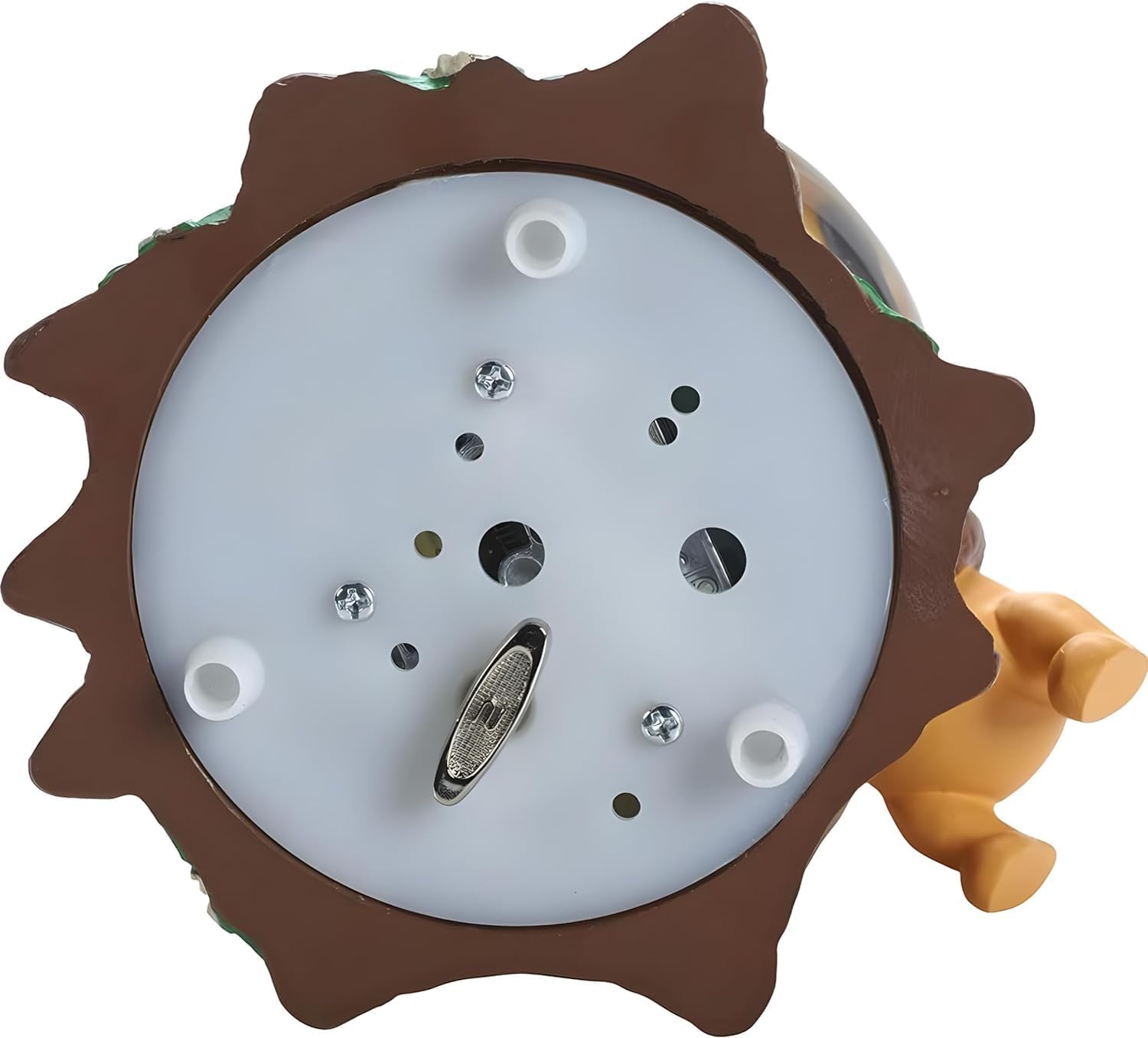 Pooh Bear Musical Snow Globe Collectible Honey Scene Figurine with Wind-Up Music Box, 5.5 Inch Resin and Glass Display Decoration, Holiday Birthday Gift for Fans and Collectors