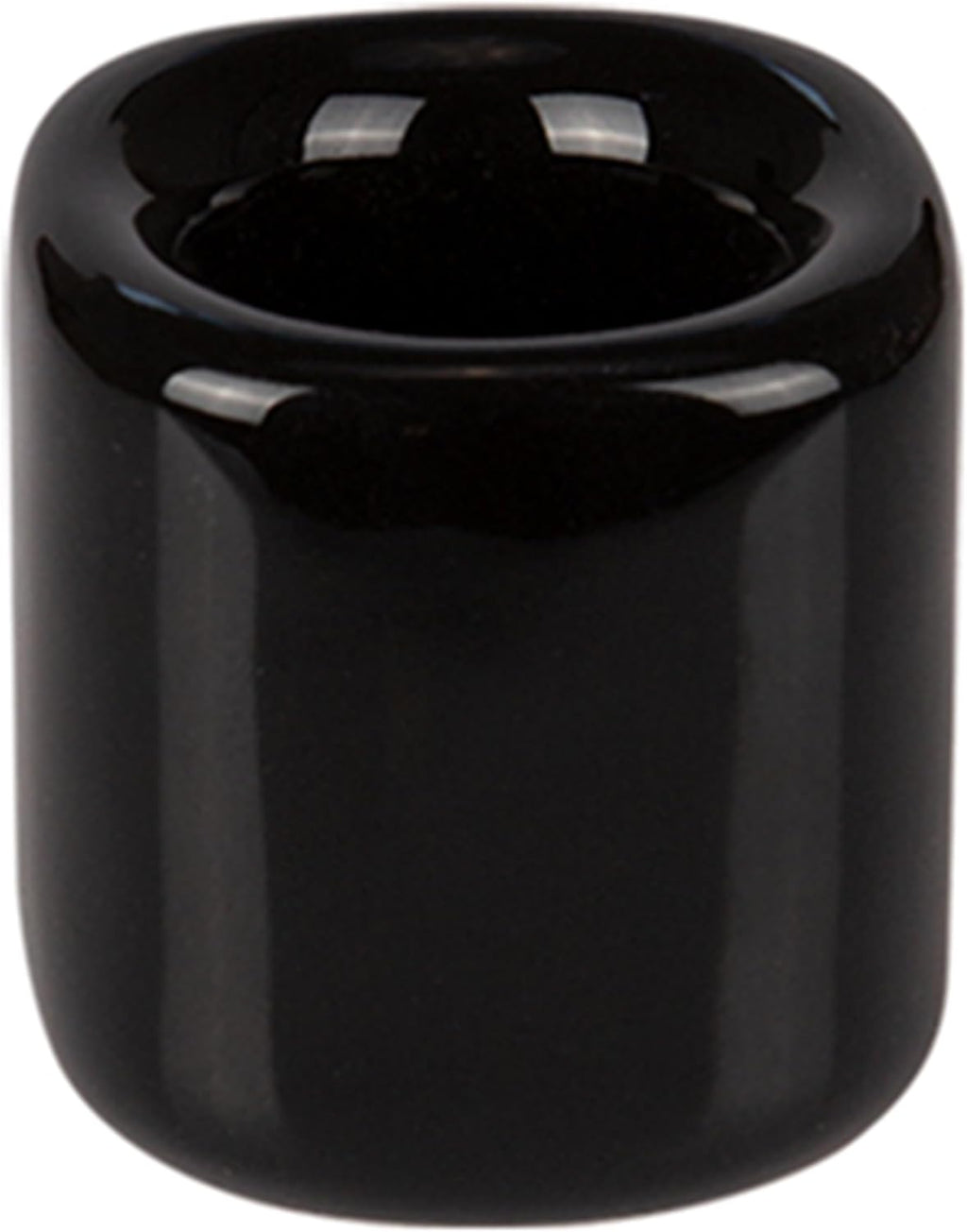 Mega Candles 10 pcs Black White 1/2 Inch Diameter Ceramic Chime Ritual Spell Candle Holders, Great for Casting Chimes, Meditation, Rituals, Spells, Vigil, Witchcraft, Wiccan Supplies