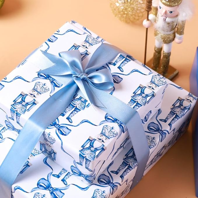 LaRibbons 1 Inch 25 Yard Double Faced Satin Ribbon,Light Blue Satin Craft Fabric Ribbon for Gift Wrapping Floral Bouquets Wedding Party Decoration