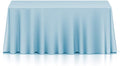 Lann's Linens - 10 Premium 90" x 132" Tablecloths for Wedding/Banquet/Restaurant - Rectangular Polyester Fabric Table Cloths - Baby Blue