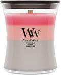 WoodWick Shoreline Trilogy Gifts for Women and Men, 9.7 oz Medium Hourglass Trilogy Candle with Crackling Wick