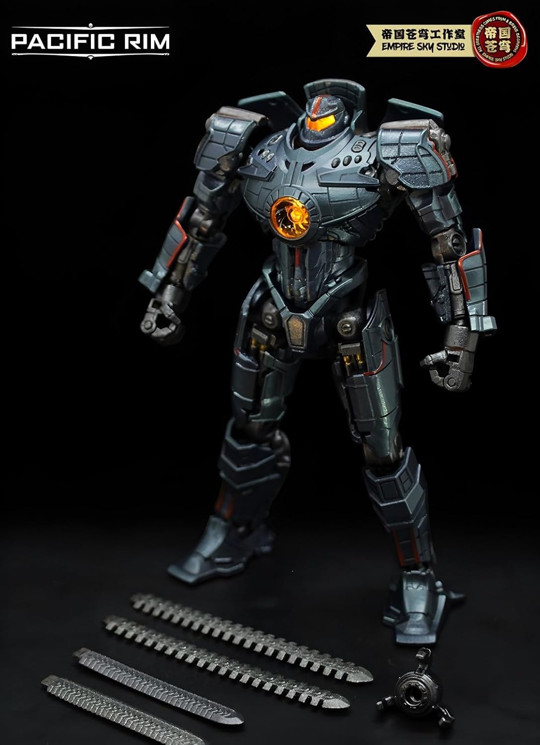 Pipigirl x Empire Sky Studio 1/12 Pacific Rim Mech Action Figure, Boxed Uniqu...