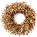 26" artificial fall nandina wreath for front door, main product view