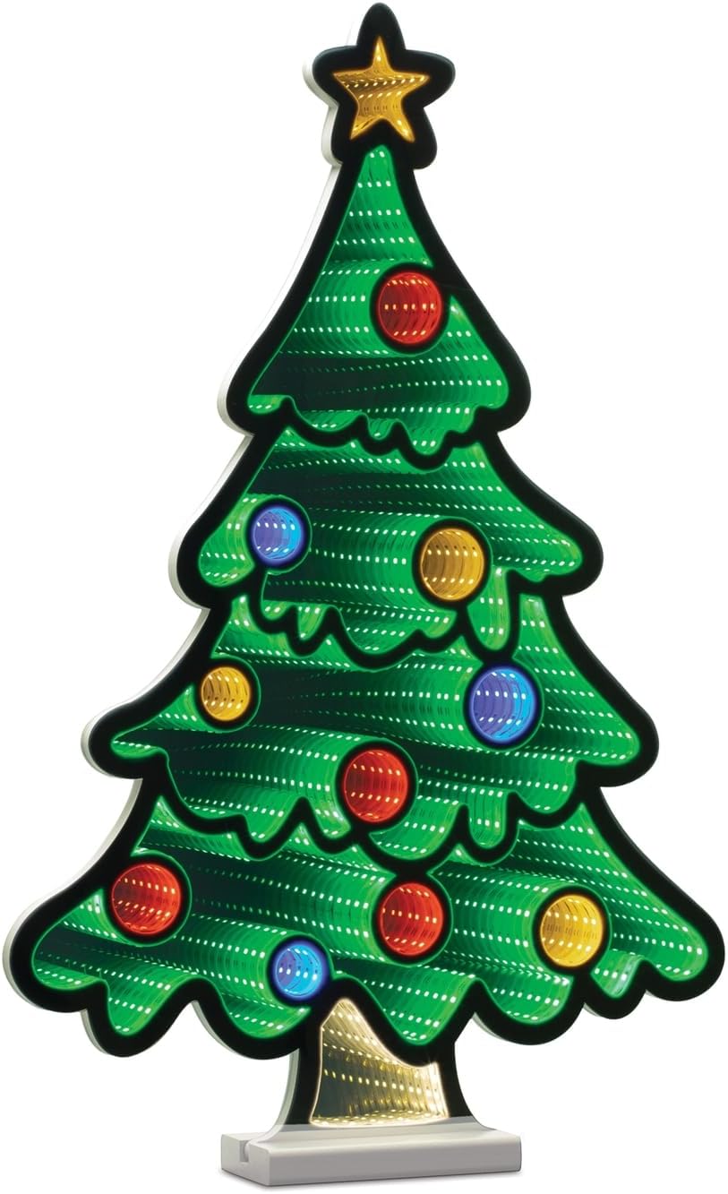 melrose international christmas tree ekkolight 23.5" h acrylic, main product view