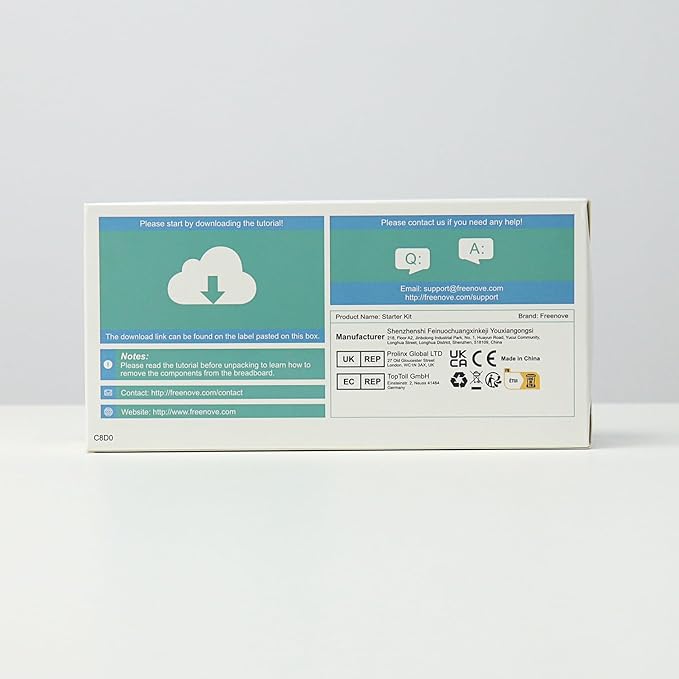 Freenove Basic Starter Kit for Raspberry Pi Pico 2 (Included), Dual Arm Cortex-M33 and Dual Hazard3 RISC-V Microcontroller, 386-Page Detailed Tutorial, 142 Items, 55 Projects, Python C Code