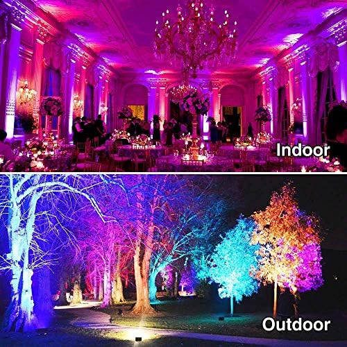 Led Flood Light Outdoor 30W, 300W Equivalent, Color Changing RGB Lights