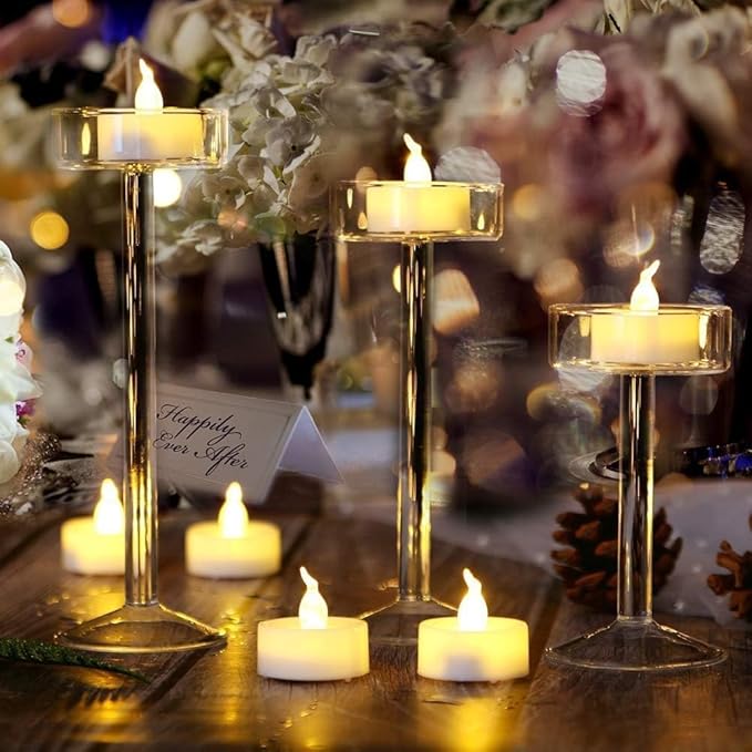 Tea Lights, 200PACK Flameless LED Tea Lights Candles, Flickering Warm White, 200 Hours Battery-Powered Tea Light, Ideal Party, Wedding, Birthday, Gifts Home Decoration