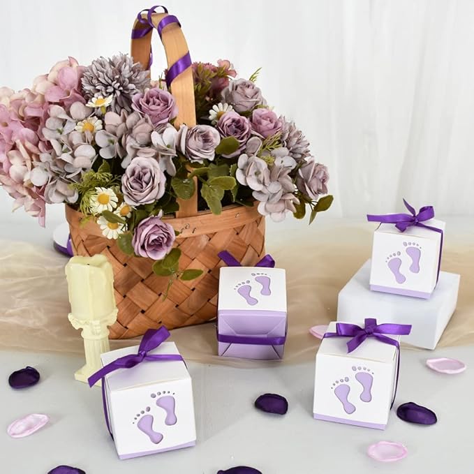 TONIFUL 3/8 Inch x 100yds Purple Satin Ribbon Thin Solid Fabric Ribbons Roll for Gift Wrapping Invitation Balloons Craft Sewing Party Wedding Popsicles Decoration Valentine's Day Bouquet Halloween