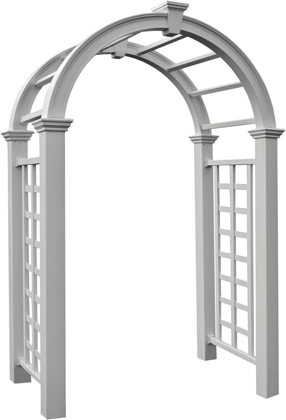 nantucket deluxe 60"w x 94"h vinyl arbor, main product view