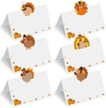 60 Pcs Thanksgiving Name Cards for Table, Turkey Thanksgivings Place Cards, Fall Place Cards for Thanksgivings Dinner Party Decoration, Thanksgiving's Place Settings Size 3.5*2.2 inches (Thanksgiving)