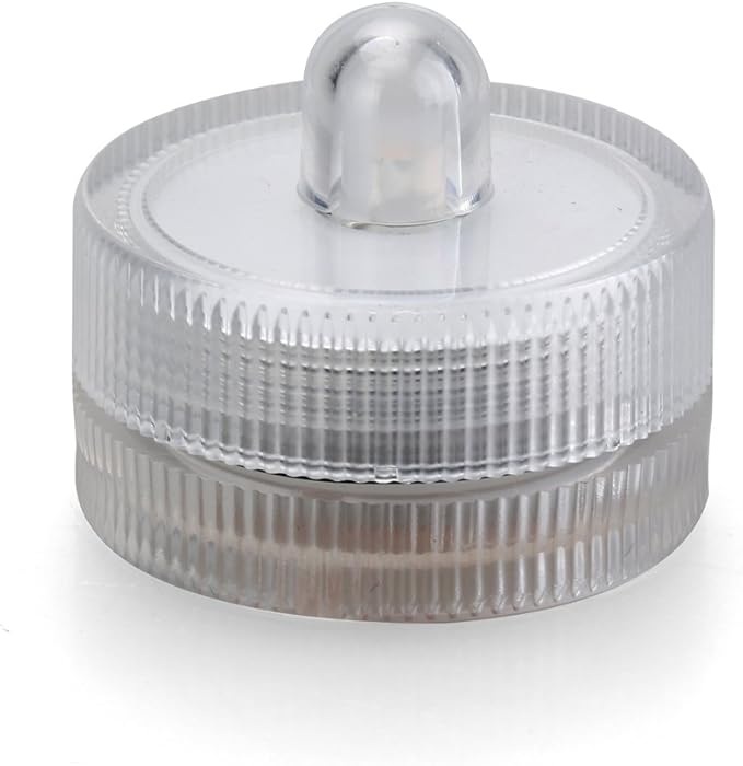 Halloween Lights Submersible LED Lights cr2032 Battery Powered Underwater Waterproof LED Tea Light for Events Wedding Centerpieces Vase Floral Xmas Holidays Home Decor Lighting(Pack of 12) (Teal)