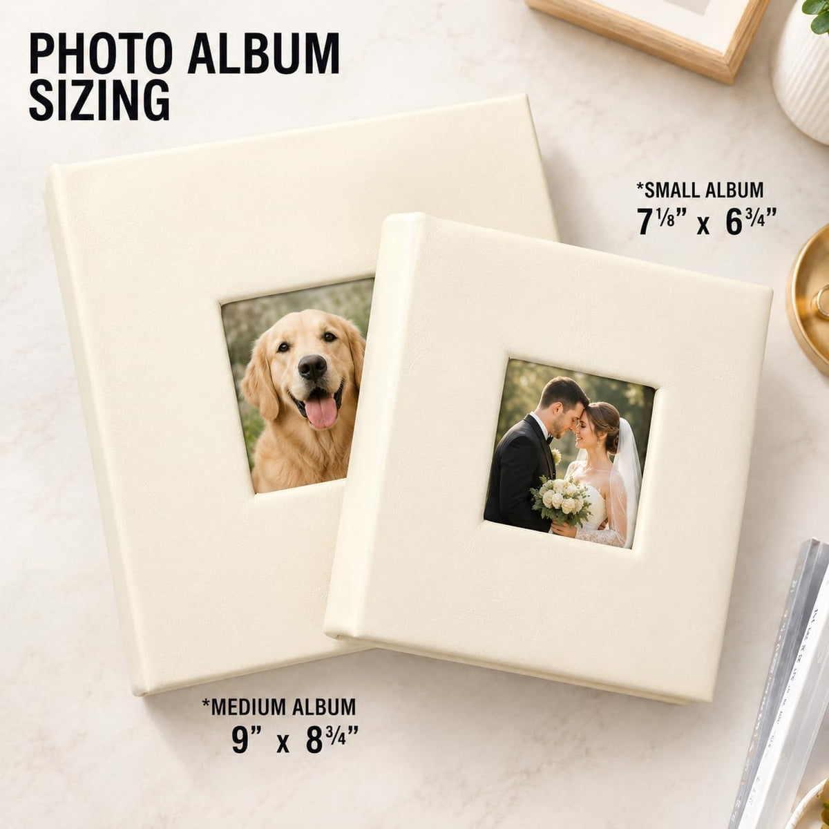 Personalized Photo Album, Custom Engraved Picture Album, Holds 200 4" x ...