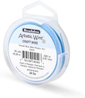 Artistic Wire, 24 Gauge Tarnish Resistant Colored Copper Craft Wire, Powder Blue, 20 yd