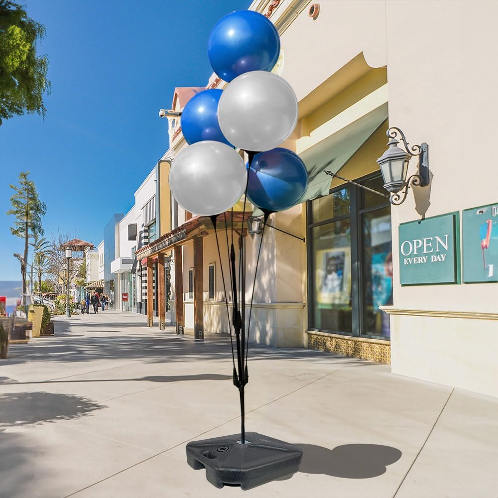 Reusable Outdoor Balloon Clusters - Helium Free, All-Weather, Durable, Plasti...