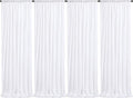 White Sequin Backdrop Curtain 4 Pack 2ft x 8ft Backdrop Birthday Party Backdrop Wedding Ceremony Background