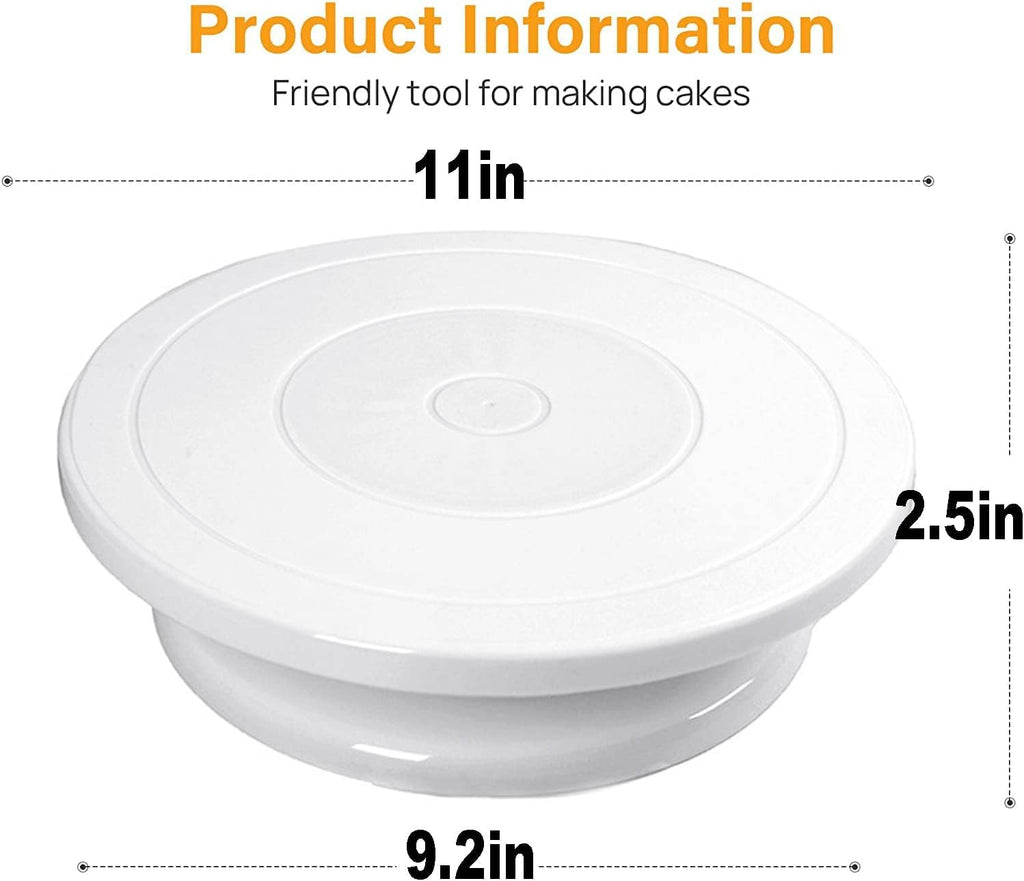 Cake Decorating Turntable,Cake Decorating Supplies Revolving (1 PCS)