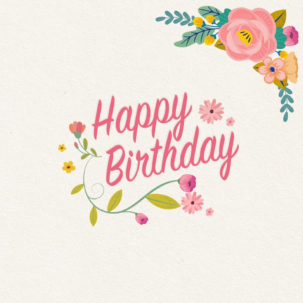 Prime Greetings Sister Birthday Card, Made in America, Thick Card Stock with Premium Envelope Packaged in a Reusable Presentation Mailer, Eco-Friendly, 5in x 7.75in