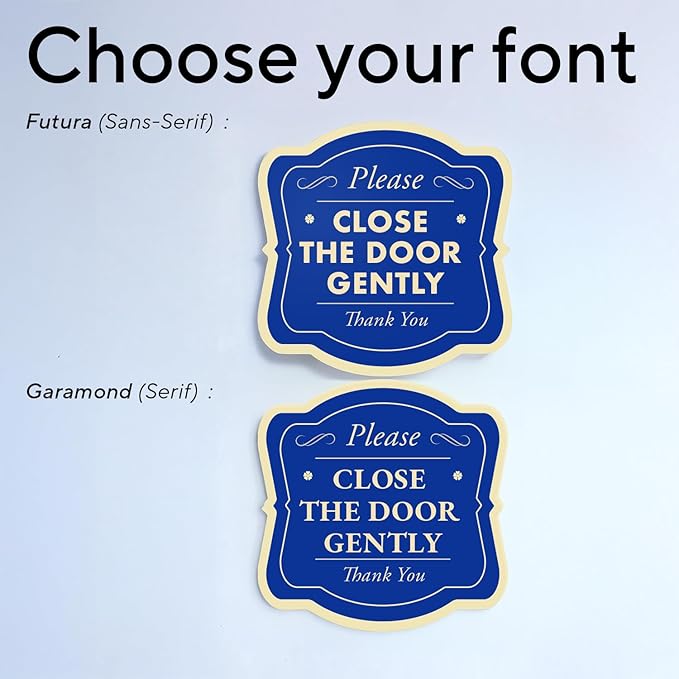 Custom Decorative Outdoor Metal Sign - Personalized Aluminum Driveway Sign, Waterproof, Made In USA - Design 3 Blue Steel 24x24 In