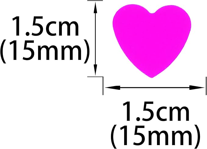 Hot Pink Love Heart Table Confetti - Valentines Day Party Foil Metallic Sequins Wedding Birthday Engagement Anniversary Bachelorette Party Sprinkles Decorations, 60g