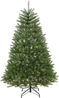 6.5ft unlit christmas tree green, dunhill fir artificial, main product view