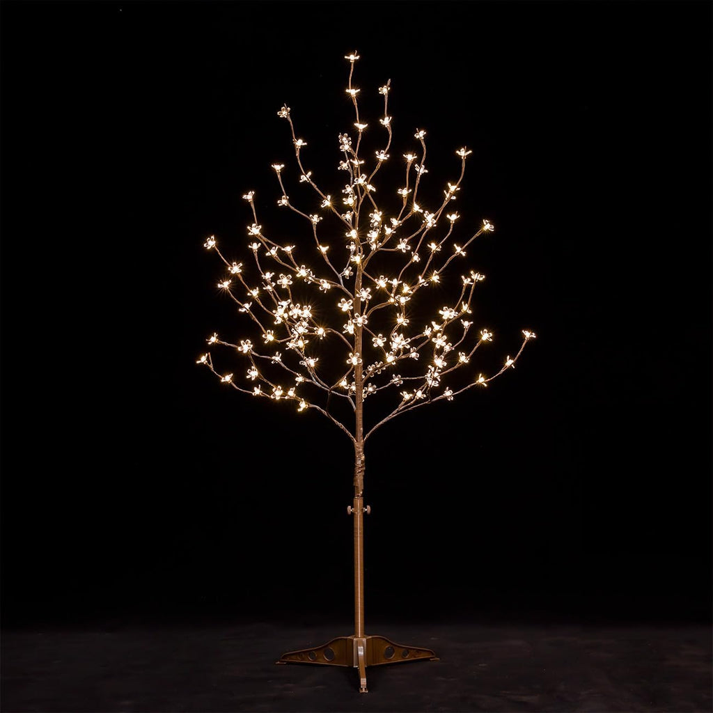 tybeeu 4ft lighted cherry blossom tree wtih 144, main product view