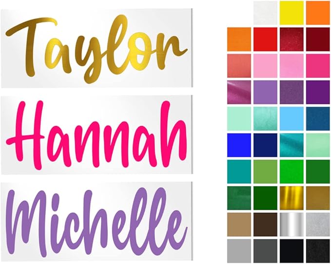 Vinyl Name Decal for Yeti Cup, Tumbler, Water Bottle, Laptop, car Window or Other Hard and Smooth Surface Your Choice of Color & Style | Decals by ADavis