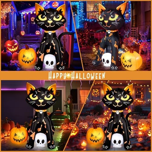 camuland 5ft halloween decorations outdoor, with built-in led on a desk or shelf