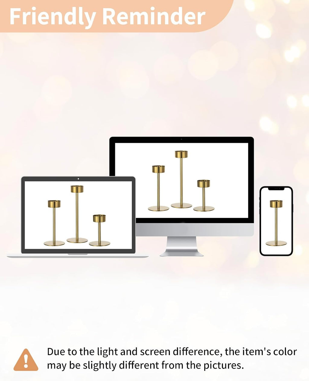 NUPTIO Hurricane Candle Holder for Centerpiece: Set of 6 Gold Taper Candle Holders Bulk - Tall Brass Candlestick Holders with Cylinder Shape Cover for Dinner Table Christmas Decor