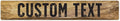 Custom Sign, Custom Street Sign, 11 Font Colors, 13 Font Styles, 4 Hole Options, 22 Sizes, 6x36 Inches, Rust Free DiBound, Fade Resistant, Made in USA by My Sign Center (Stone)