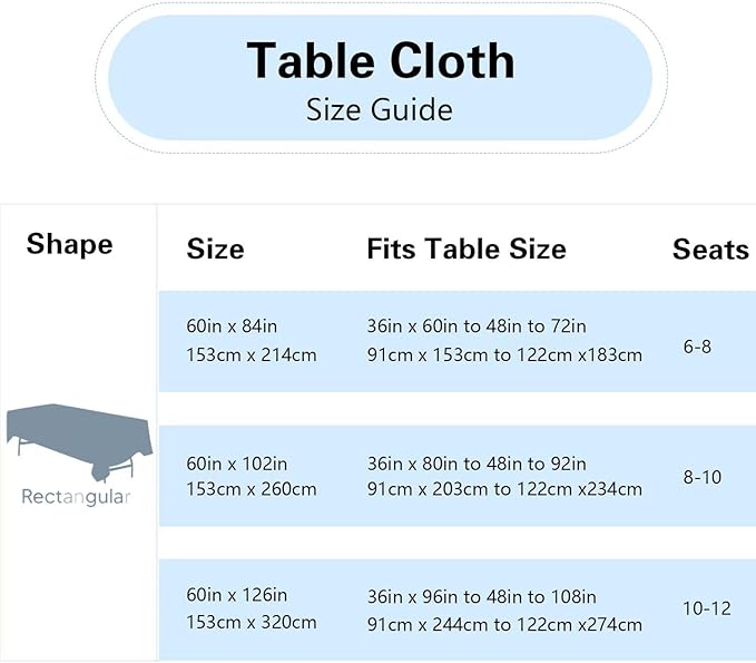FINDYOU 10 Pack White Table Cloth Rectangle Table 60 x 102 Inch Tablecloths for 6 Foot Rectangle Tables. Stain and Winkle Resistant Polyester Washable White Tablecloths for Parties Wedding Dining
