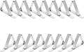 TriPole Tablecloth Clips 16Pack Stainless Steel Table Cover Clamps Skirt Clips for Home Kitchen Restaurant Picnic Tables