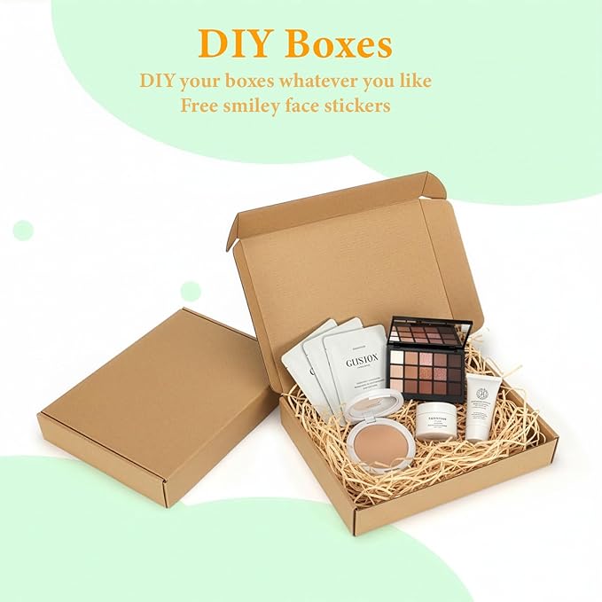 MEBRUDY 12x9x2 Inches Shipping Boxes Pack of 20, Small Corrugated Cardboard Box for Mailing Mailer Packing, Brown