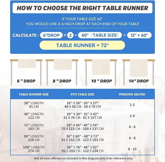 Artoid Mode Leaves and Flowers Cotton 210 GSM Winter Table Runner, Seasonal Christmas Kitchen Dining Table Decoration for Home Party Decor 13x72 Inch