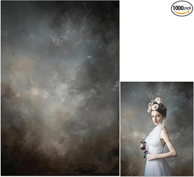 5x7ft Fabric Abstract Backdrop for Photography Vintage Portrait Old Master Background for Studio Prop