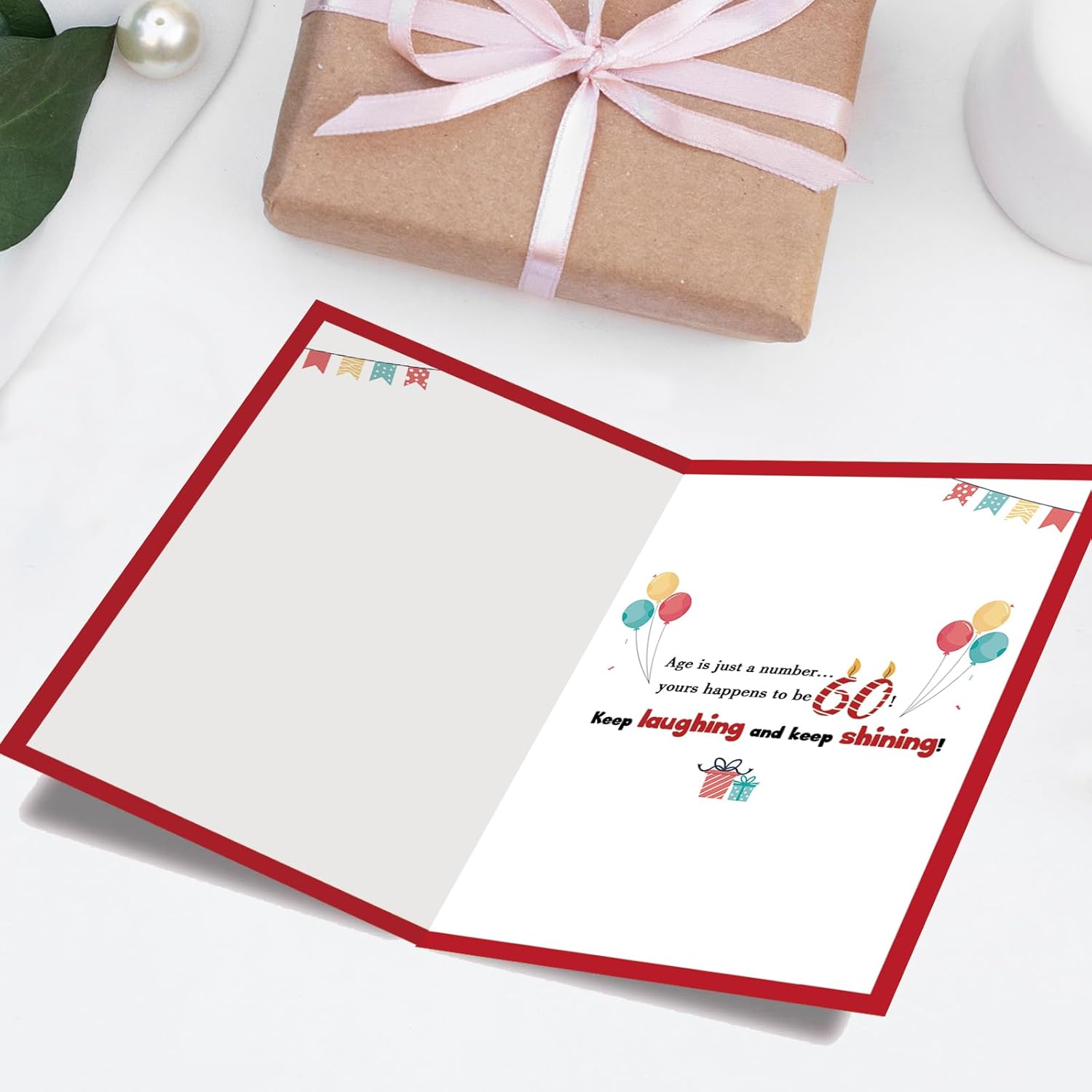Funny 60th Birthday Card Gift Decorations for Women Men Him Her | Unique 60th Year Old Texting Code Humor Card for Mom Dad Friend Family Birthday Celebration, Gift for Him Her Turning 60