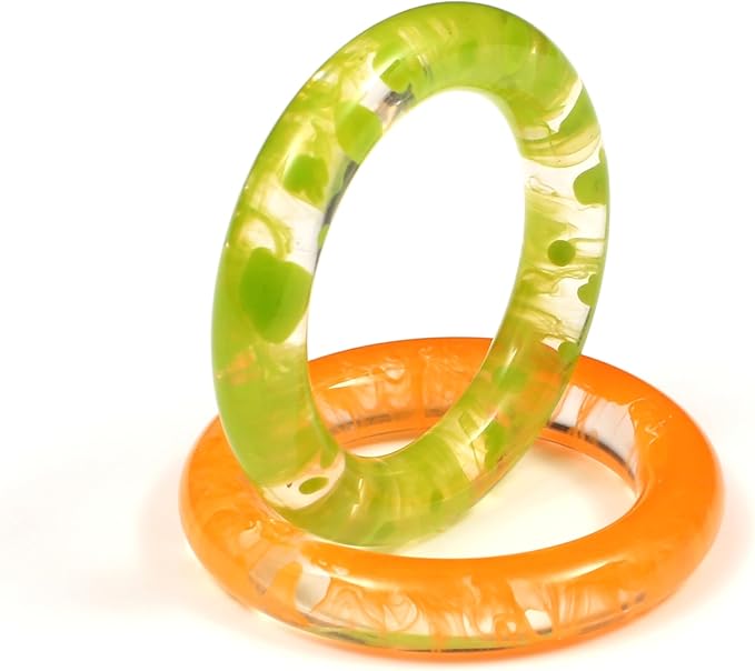 Napkin Rings Set of 12 - Epoxy Resin Napkin Holder Cuffs for Dinner Table Décor - Farmhouse Modern Serviette Rings for Weddings, Parties, Receptions, Banquets, Daily Use (Pastel) - CLEENTABLE