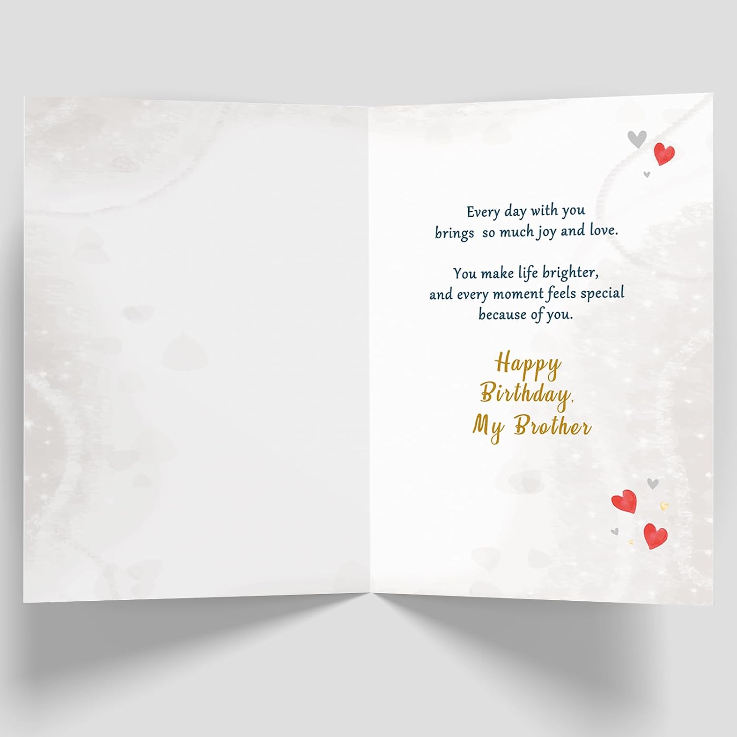 Brother Birthday Card, Happy Birthday Cards for Brother from Sister, Best Birthday Gifts Idea for Bro
