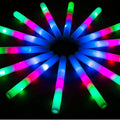 174 Pack LED Foam Glow Sticks, Glow Stick Bulk Party Pack with 3 Modes Colorful Flashing, Glow in Dark Party Supplies for Wedding, Raves, Concert, Camping